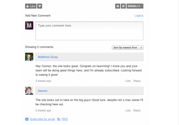 Система комментирования Disqus